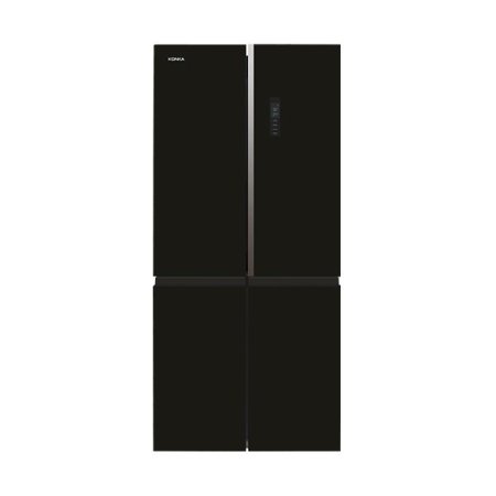 ثلاجة KONKA (4 ابواب زجاج اسود)
