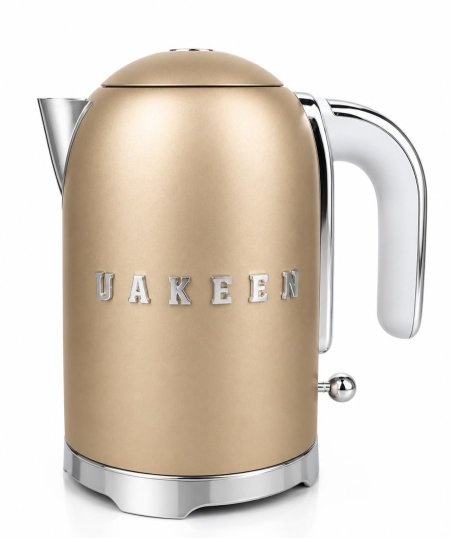 ابريق مياه ذهبي 2 لتر - UAKEEN (كهربائي)