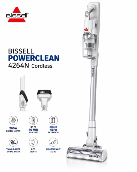 مكنسة لاسلكي - BISSELL POWERCLEAN 4264N