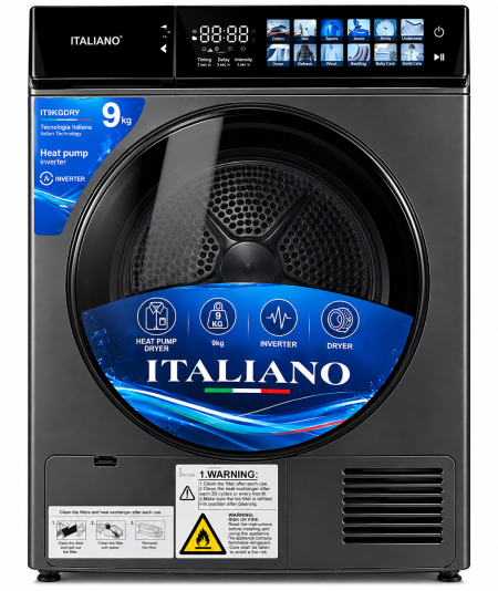 نشافه 9 كيلو - هيت بمب - HEAT PUMP - ITALIANO