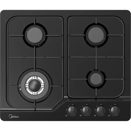 غاز MIDEA 4 عيون اسود ستانلس