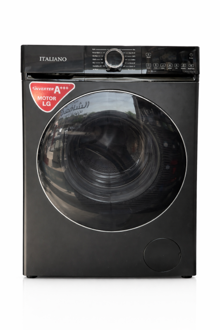غسالة ITALIANO (12kg/7kg) مع حماصه